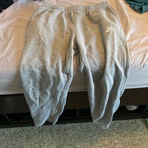 Grey Nike Cotton Joggers